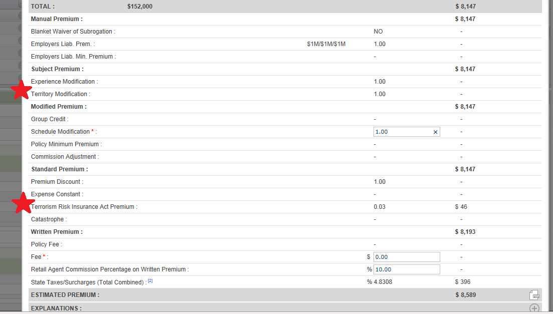 Work Comp Comparative Rater Update!